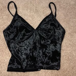 Silk crop top